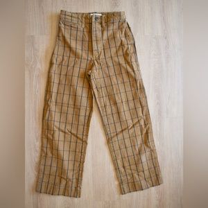 Madewell Slim Emmett Wide-Leg Cropped Pants Size 24